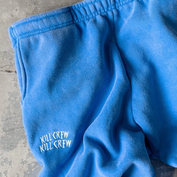KILL CREW LUX ACID WASH SWEATPANTS - Blue S UNISEX - Picture 2 of 8